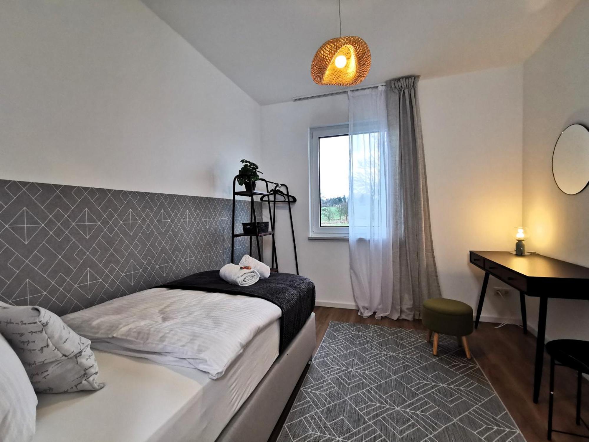 Bohnapartments Haus Zocheblick - 2 Kostenlose Parkplaetze - Sehr Ruhig - 4 Schlafzimmer - Neubau - Vollausstattung - Wlan ฮอปเปอการ์เทน ภายนอก รูปภาพ