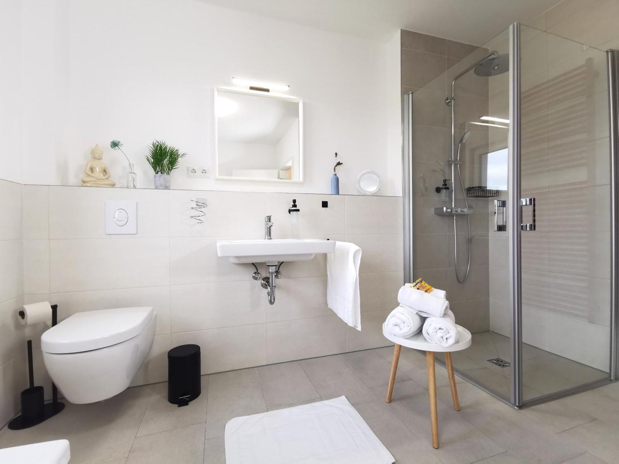 Bohnapartments Haus Zocheblick - 2 Kostenlose Parkplaetze - Sehr Ruhig - 4 Schlafzimmer - Neubau - Vollausstattung - Wlan ฮอปเปอการ์เทน ภายนอก รูปภาพ