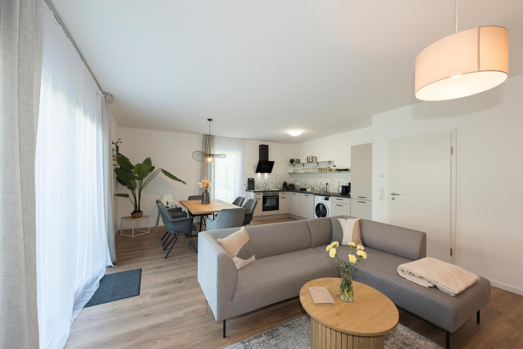 Bohnapartments Haus Zocheblick - 2 Kostenlose Parkplaetze - Sehr Ruhig - 4 Schlafzimmer - Neubau - Vollausstattung - Wlan ฮอปเปอการ์เทน ภายนอก รูปภาพ