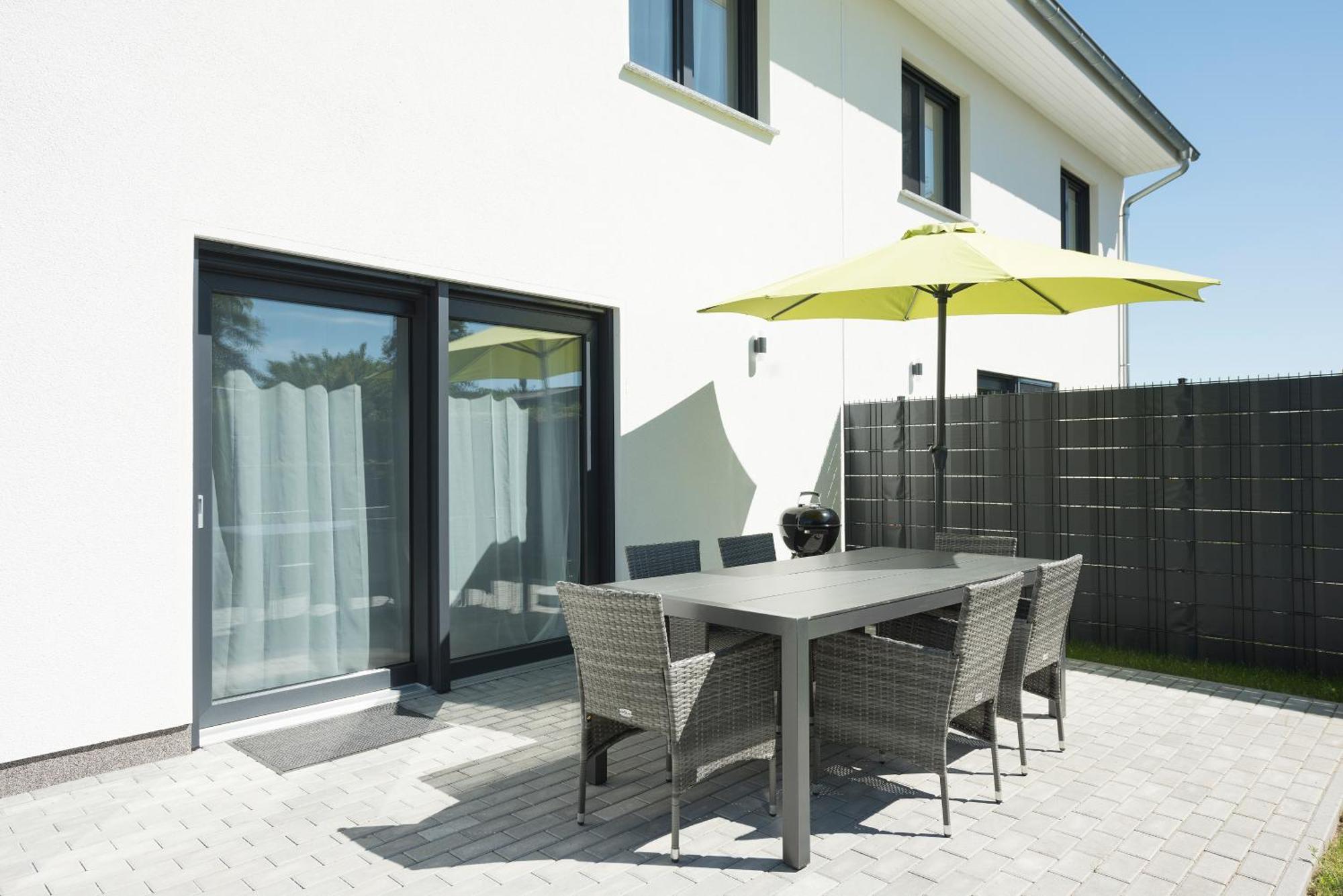 Bohnapartments Haus Zocheblick - 2 Kostenlose Parkplaetze - Sehr Ruhig - 4 Schlafzimmer - Neubau - Vollausstattung - Wlan ฮอปเปอการ์เทน ภายนอก รูปภาพ